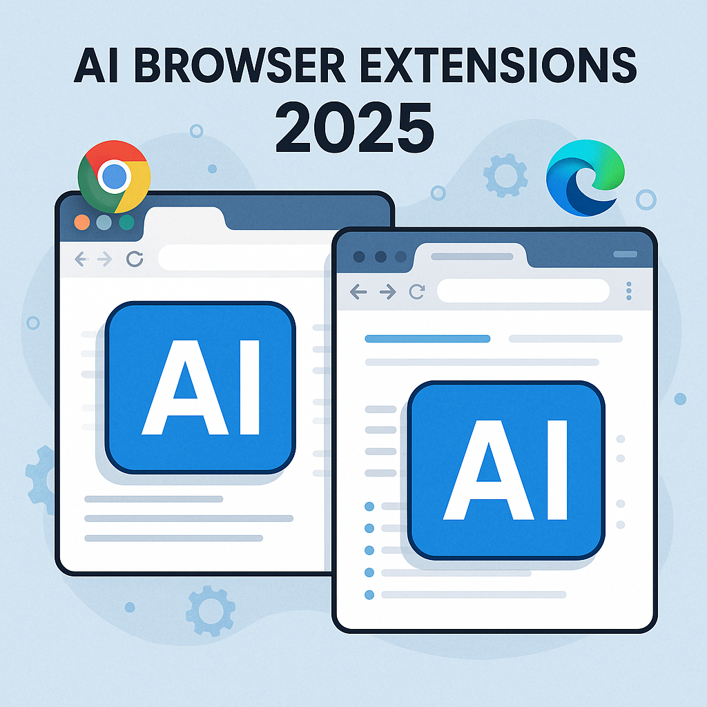 AI browser extensions in 2025 for Chrome and Edge improving productivity and automation