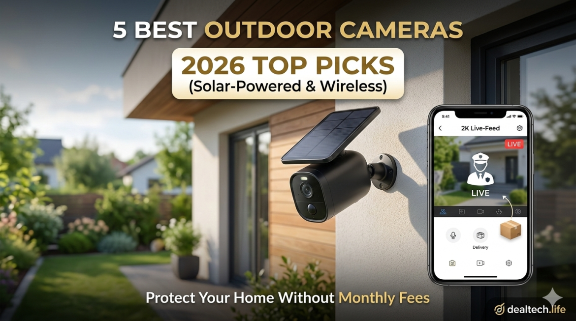 5 Best Outdoor Security Cameras 2026 - Solar Powered and Wireless Home Security Guide